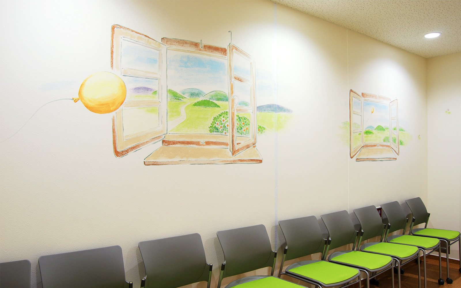 ホスピタルアート　四国こどもとおとなの医療センター「手術室の窓」